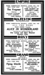 Cinemas – Empire & Majestic – Alice in Wonderland